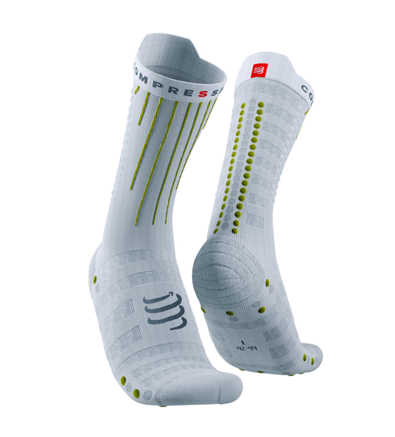 Aero Socks WHITE/LIME T1