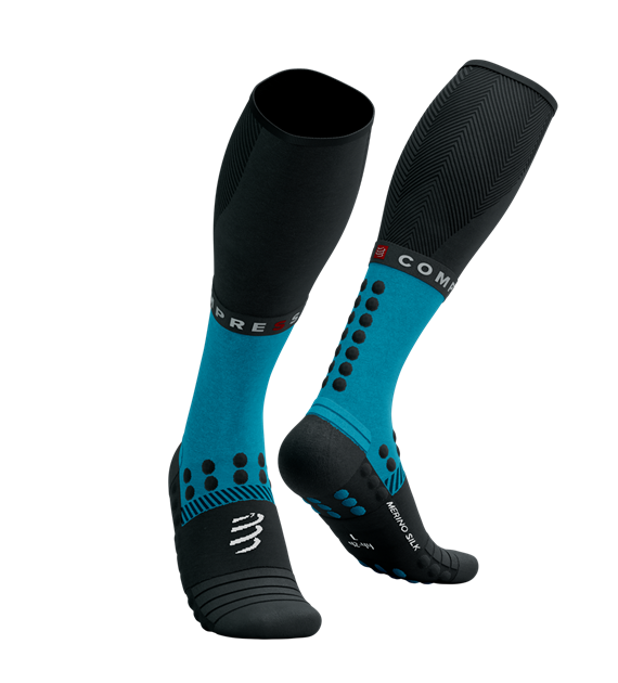 Full Socks Winter Run MOSAIC BLUE/BLACK T1