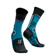 Pro Racing Socks Winter Trail MOSAIC BLUE/BLACK T1