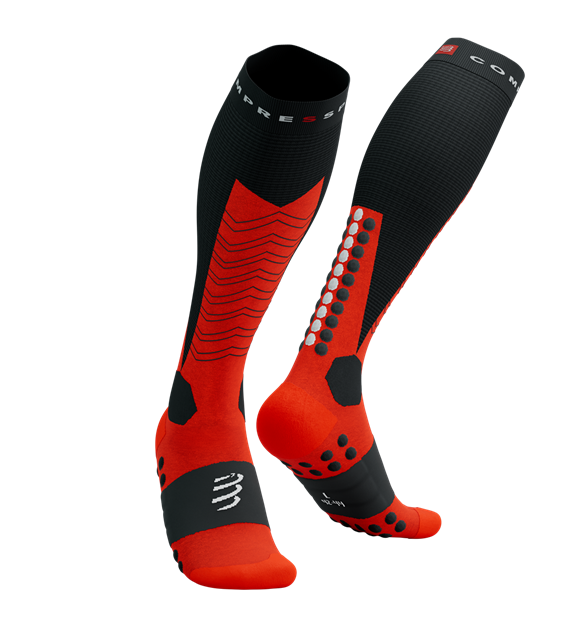 Ski Mountaineering Full Socks BLACK/RED T4