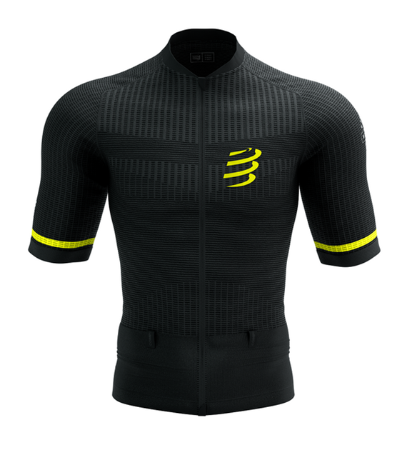 Trail Postural SS Top M BLACK/SAFE YELLOW S