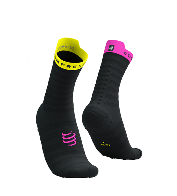 Socks v4.0 Ultralight RunHigh BLACK/YELLOW/PINK T2