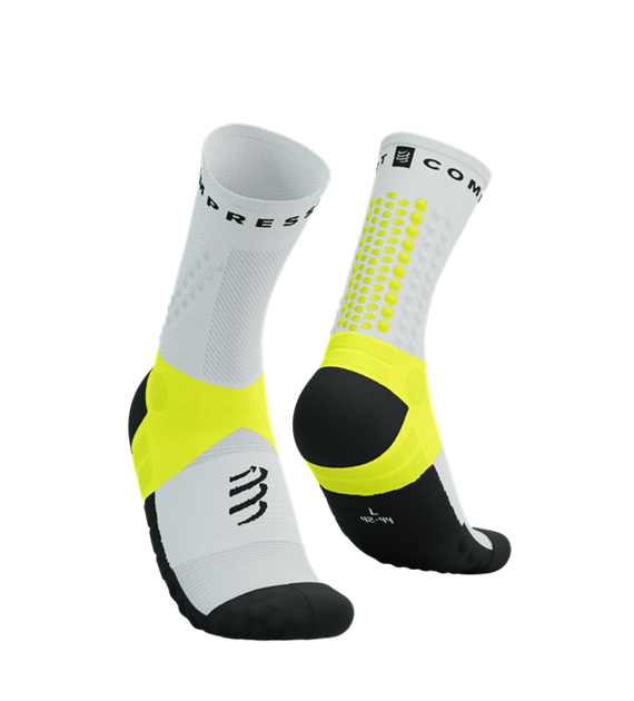 Ultra Trail Socks V2.0 WHITE/SAFE YELLOW T3