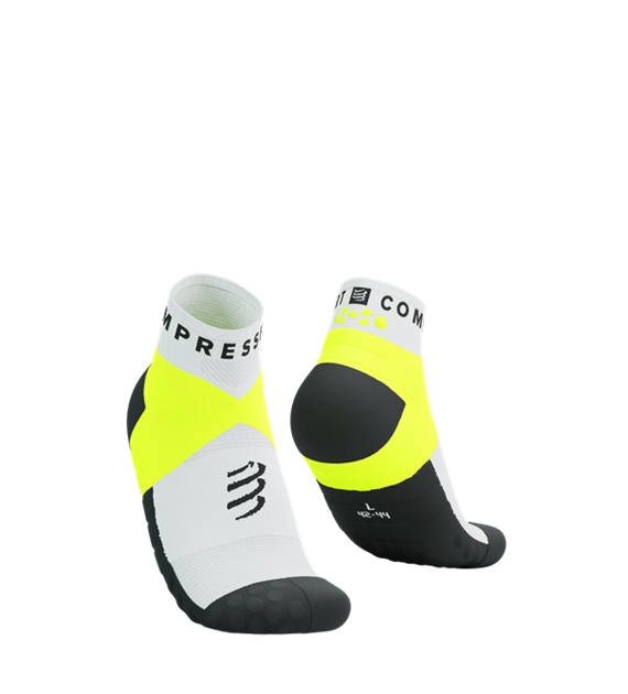 Ultra Trail Low Socks WHITE/SAFE YELLOW T1