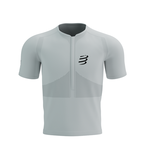 Trail Half-Zip Fitted SS Top WHITE S