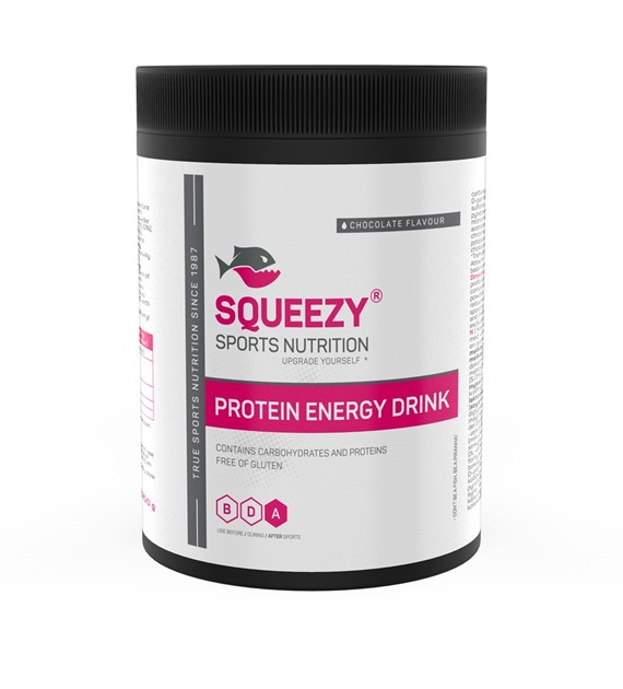 Squeezy Protein Energy Drink 650g Czekoladowy
