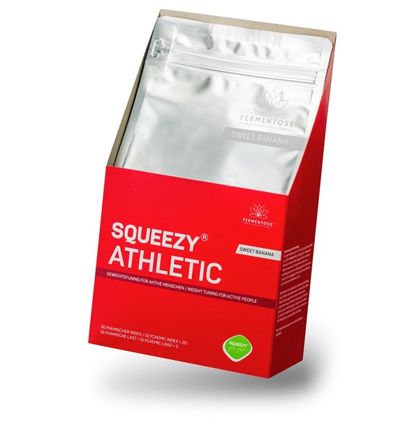 Squeezy Athletic 495g. Bananowy